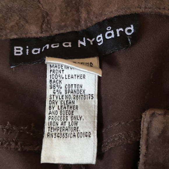 Suede Pants Brown - Bianca Nygärd - Picture 3 of 3